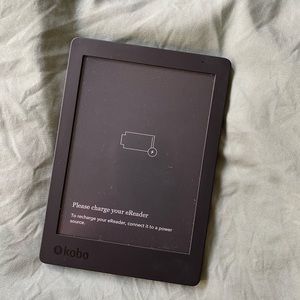 Kobo Aura Ereader and case